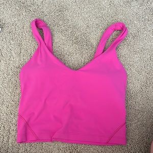 Lululemon Align Tank, in sonic pink.